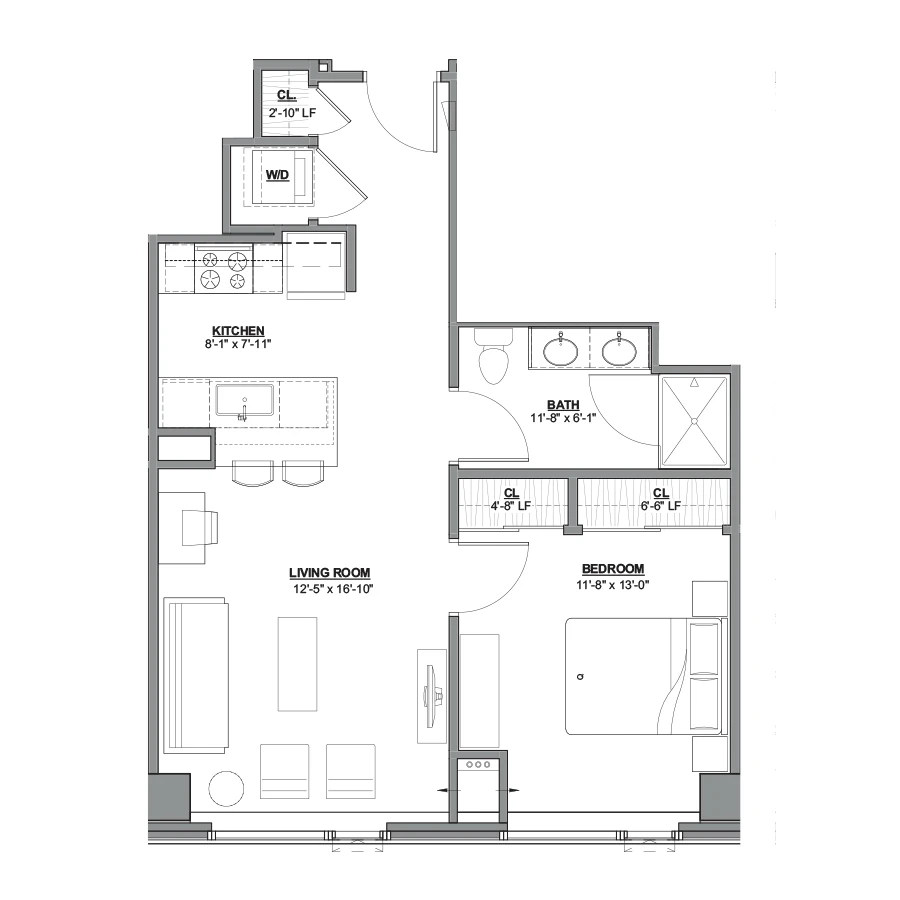 Unit 307 floor plan