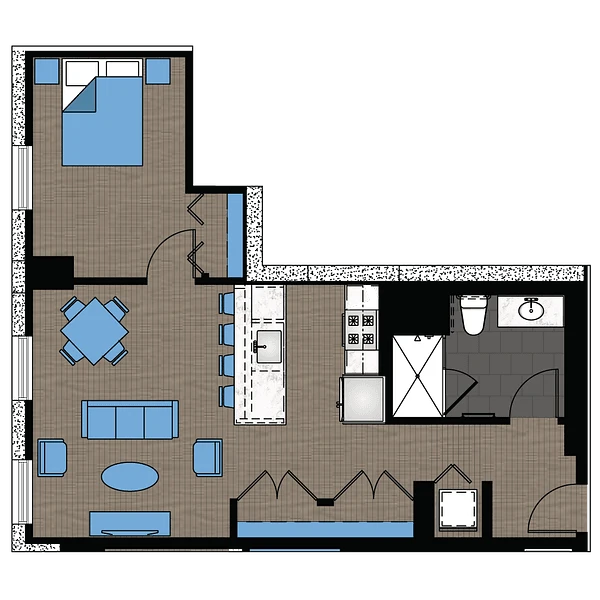 Unit 1619 floor plan