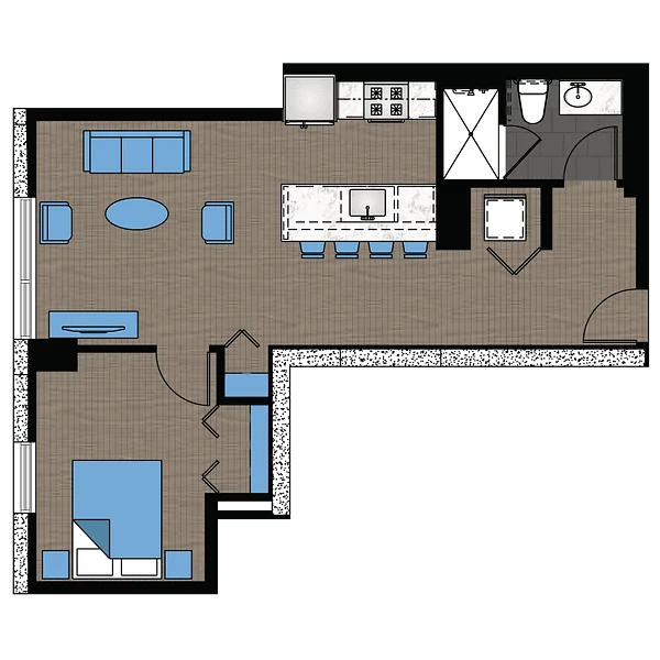 Unit 2701 floor plan