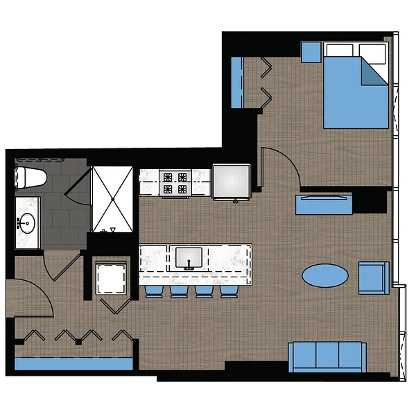 Unit 2606 floor plan