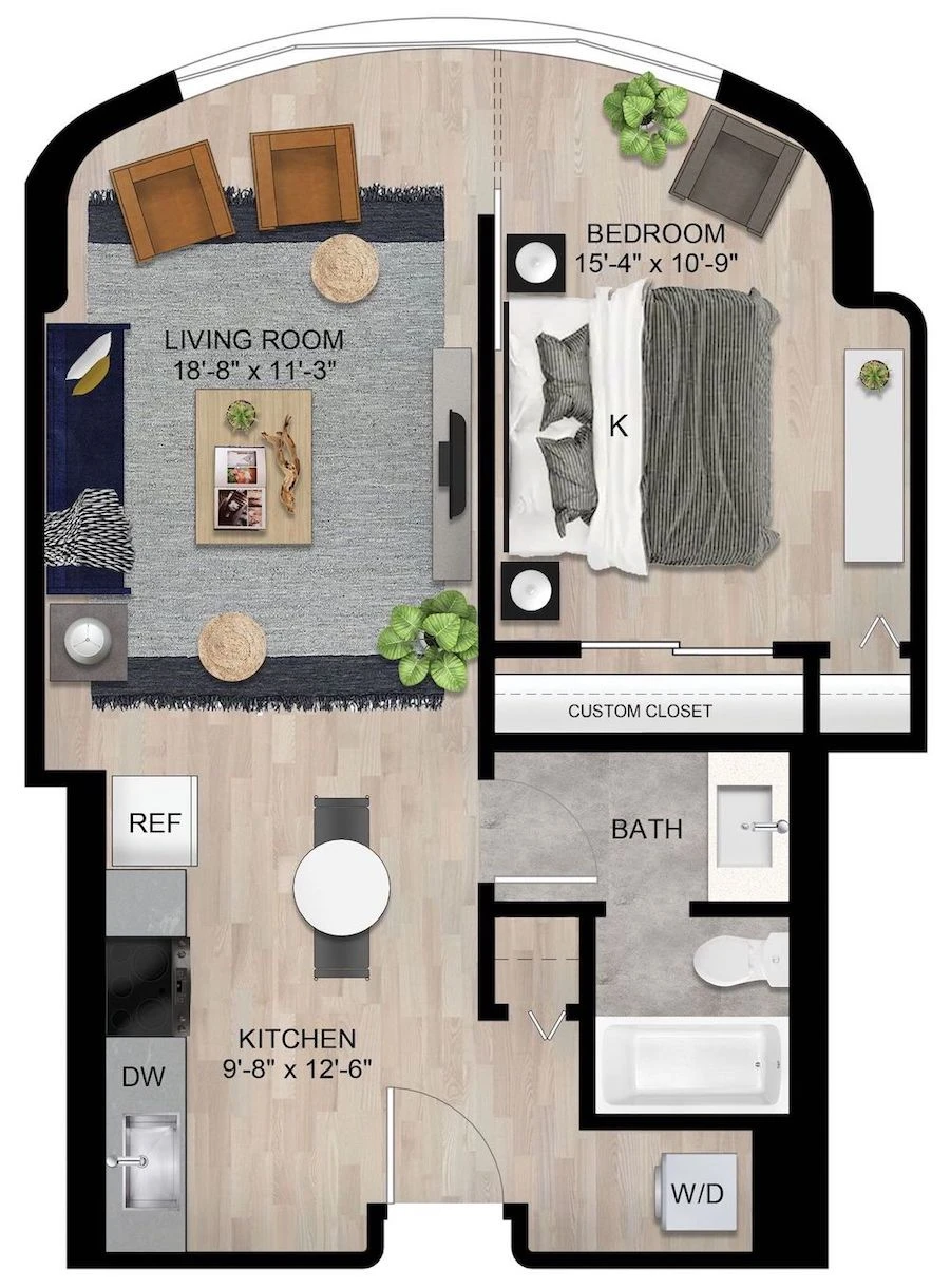 Unit 800-1041 floor plan