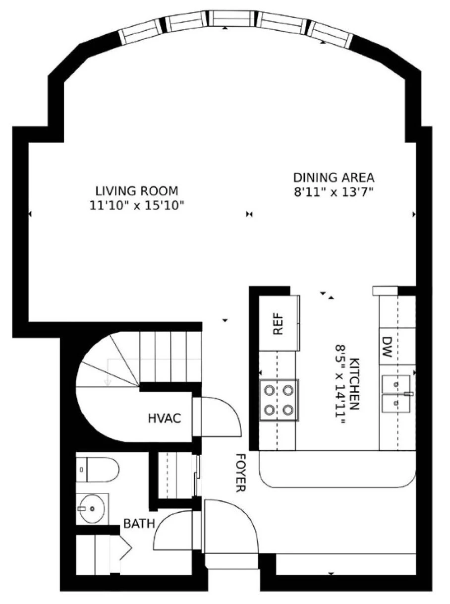 Unit 800-1305 floor plan