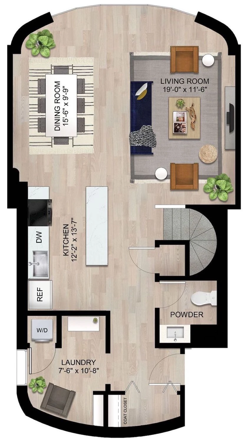 Unit 800-0522 floor plan
