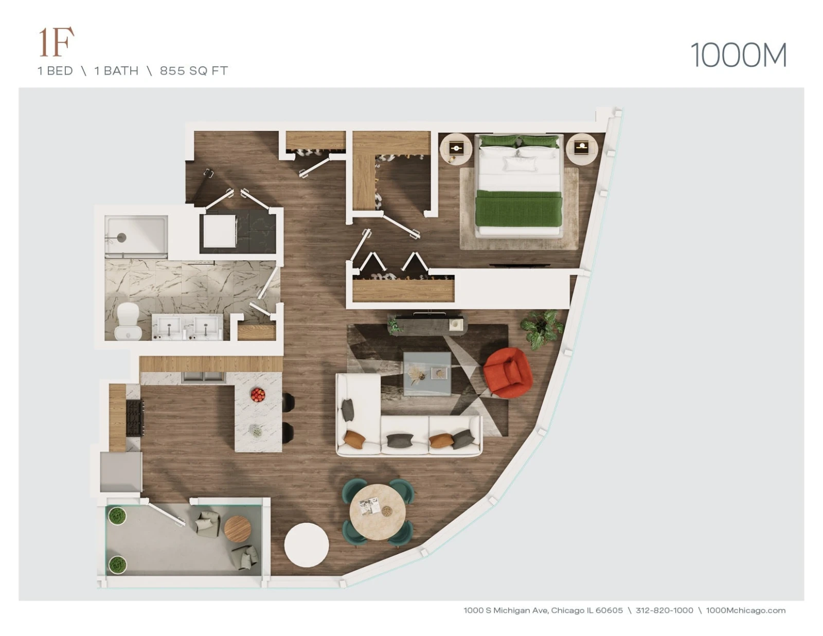 Unit 2207 floor plan