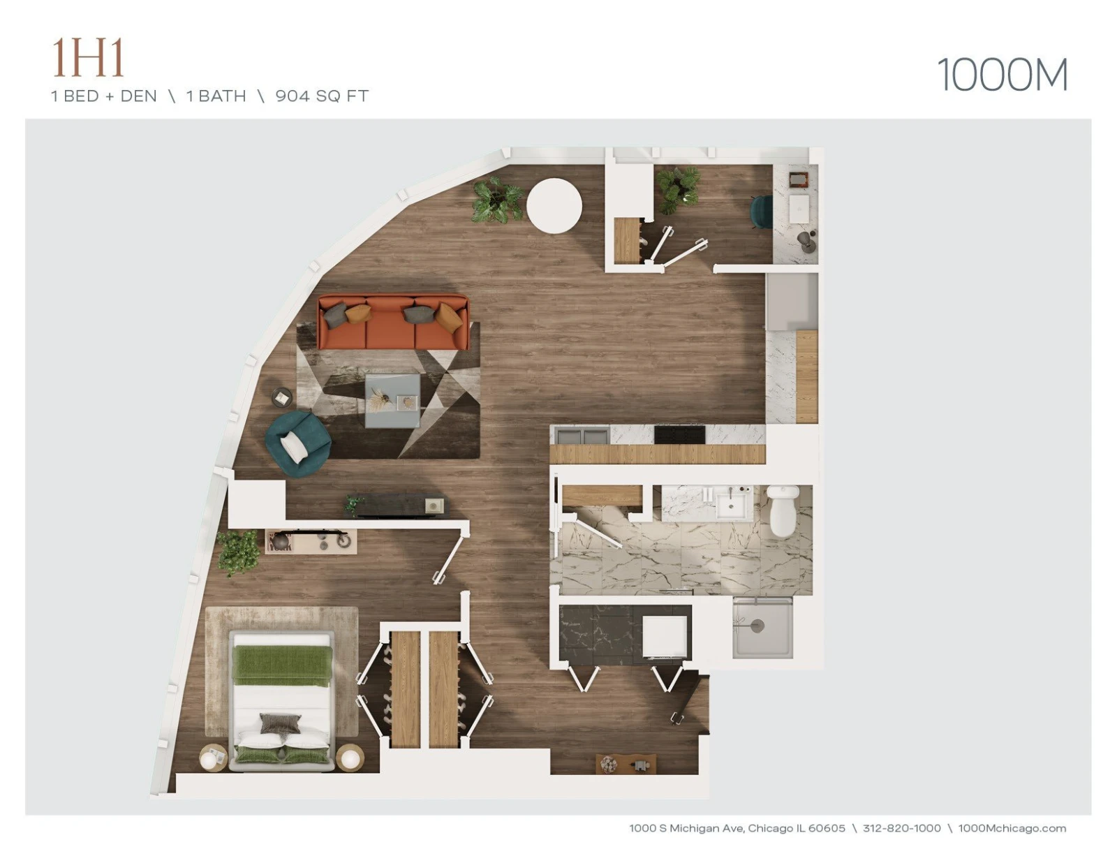 Unit 2701 floor plan