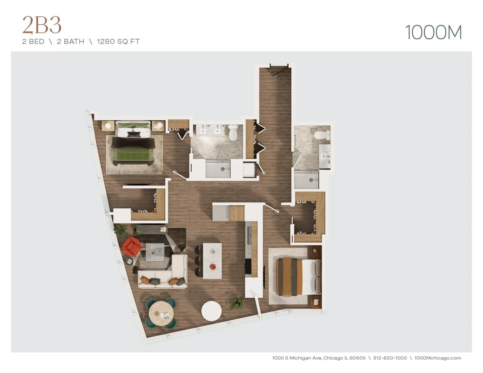 Unit 4009 floor plan