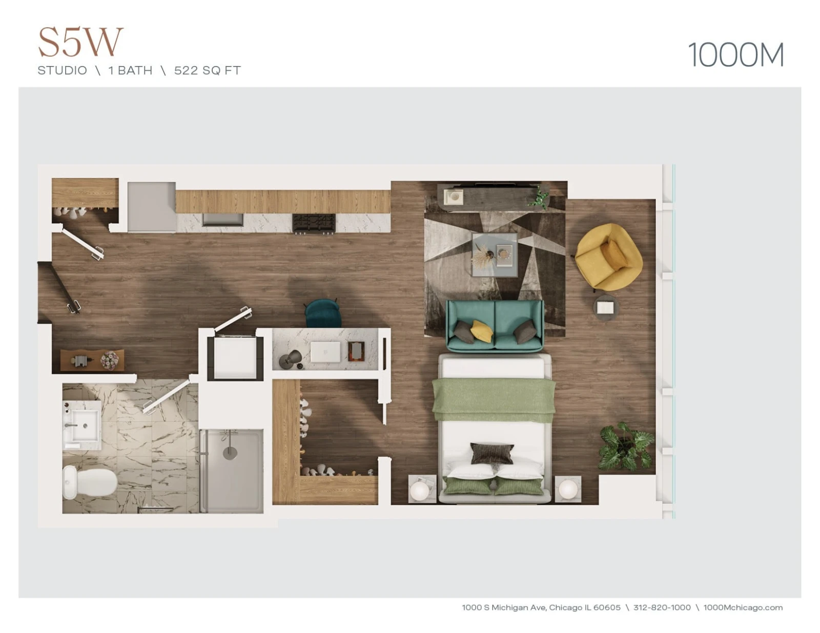 Unit 1211 floor plan