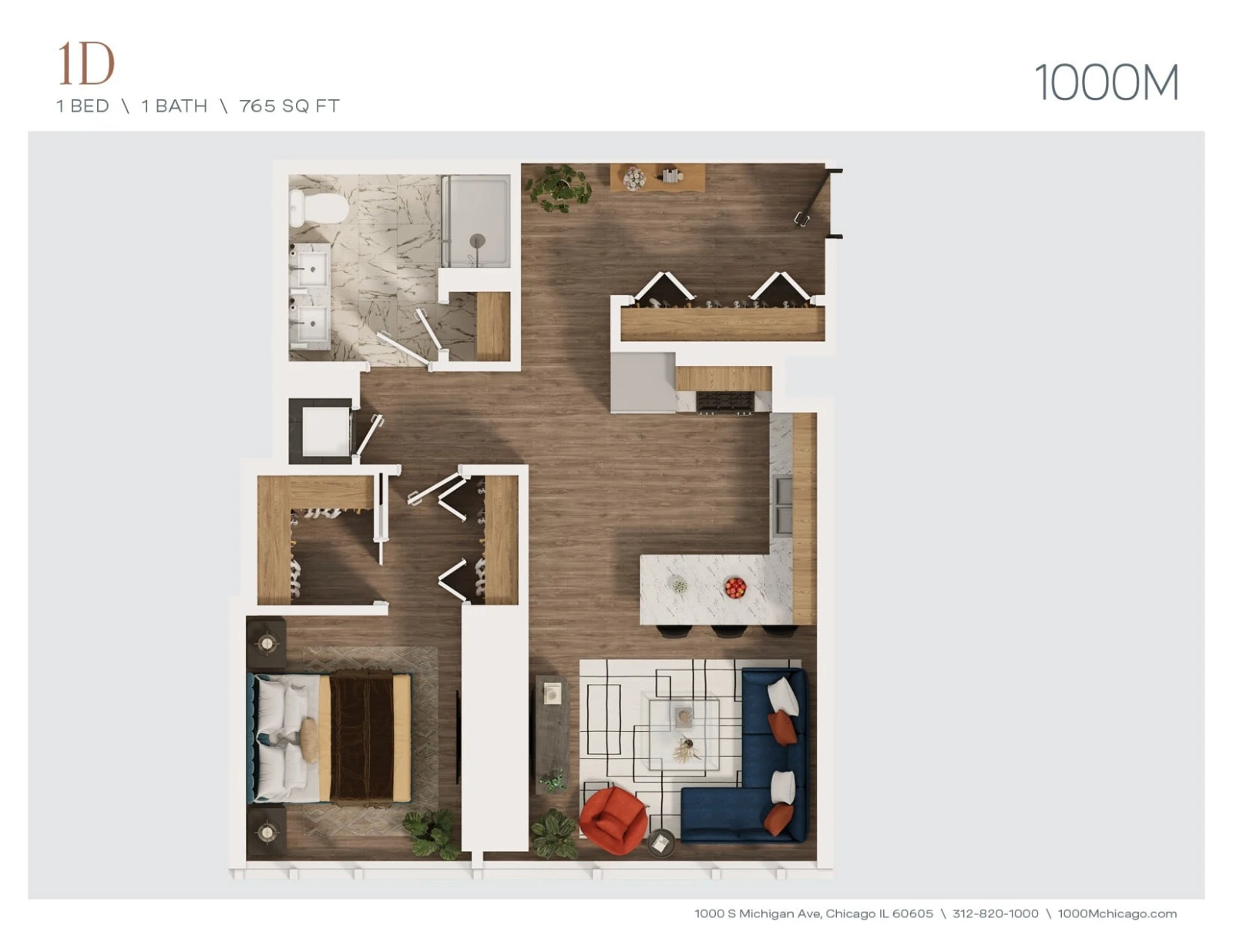 Unit 5308 floor plan