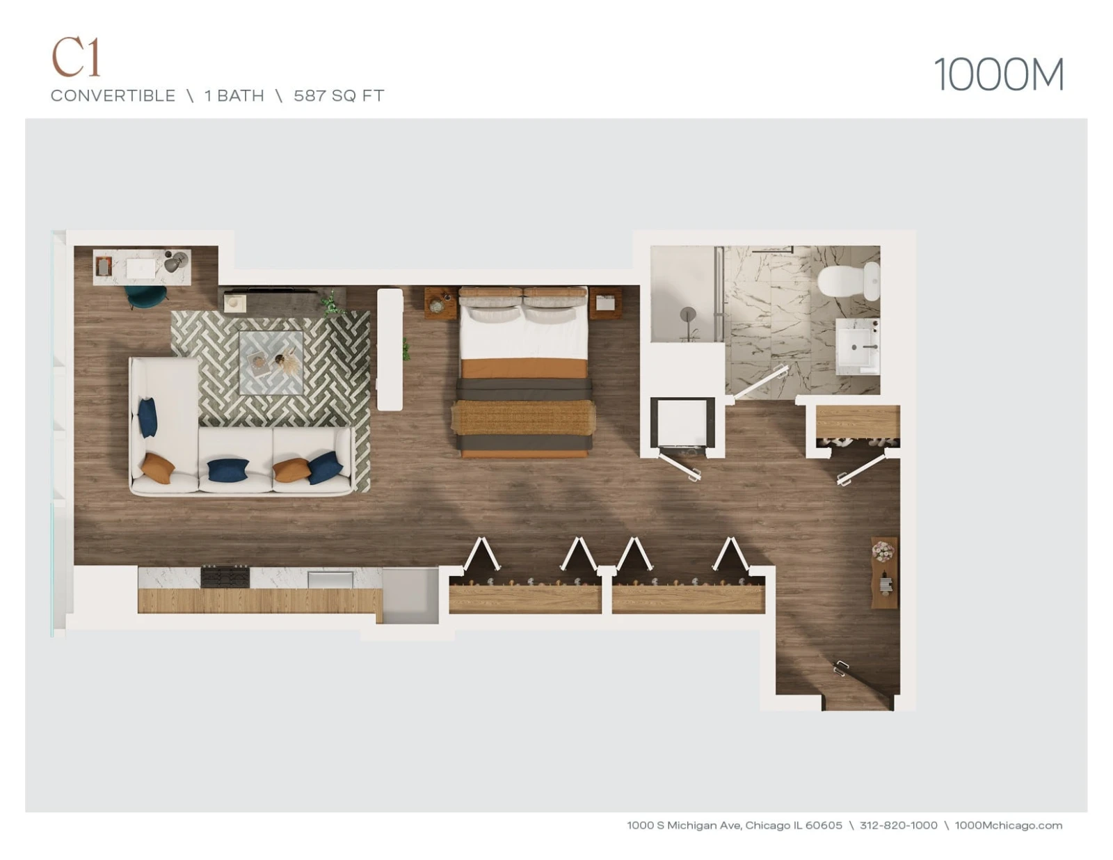 Unit 2612 floor plan