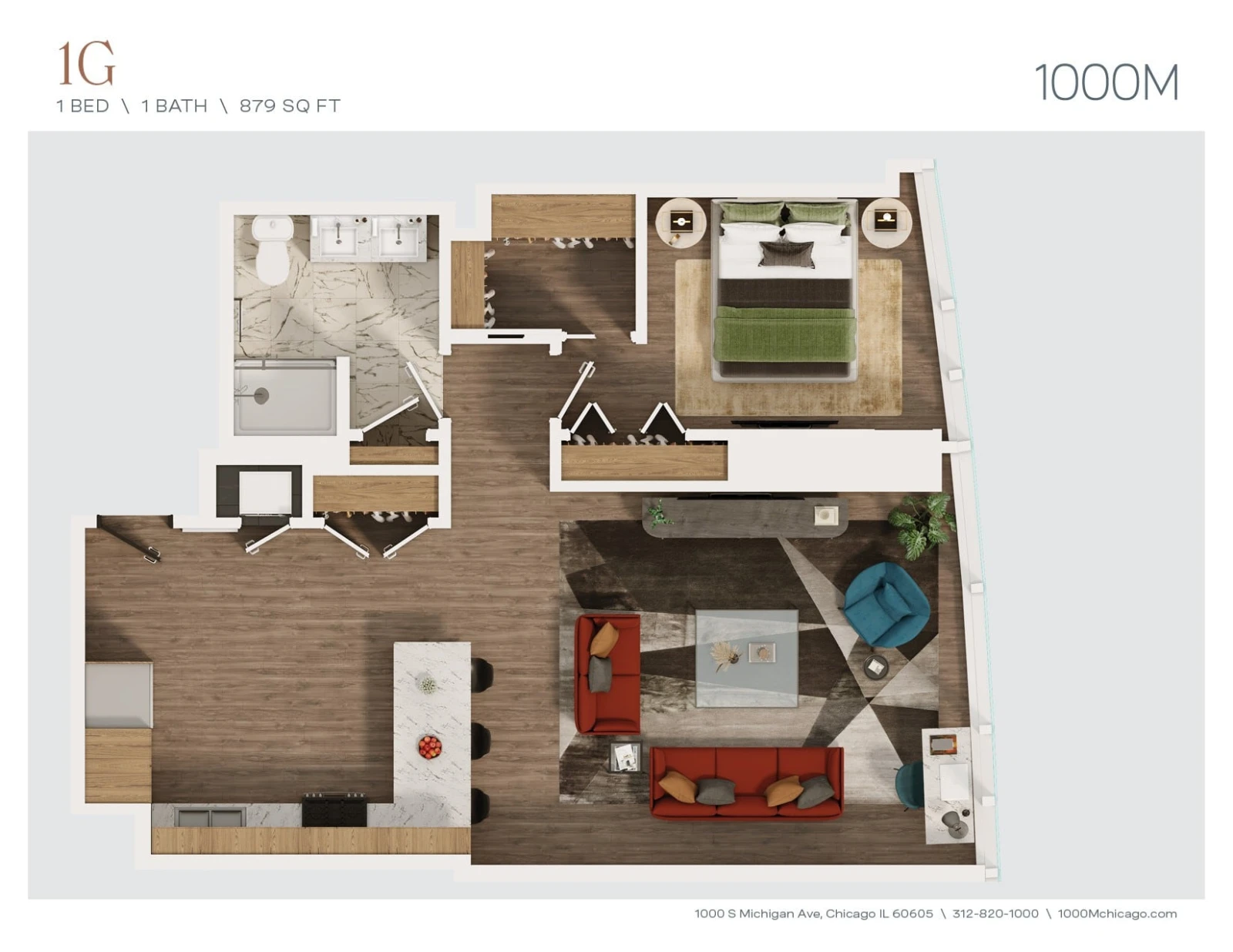 Unit 5104 floor plan