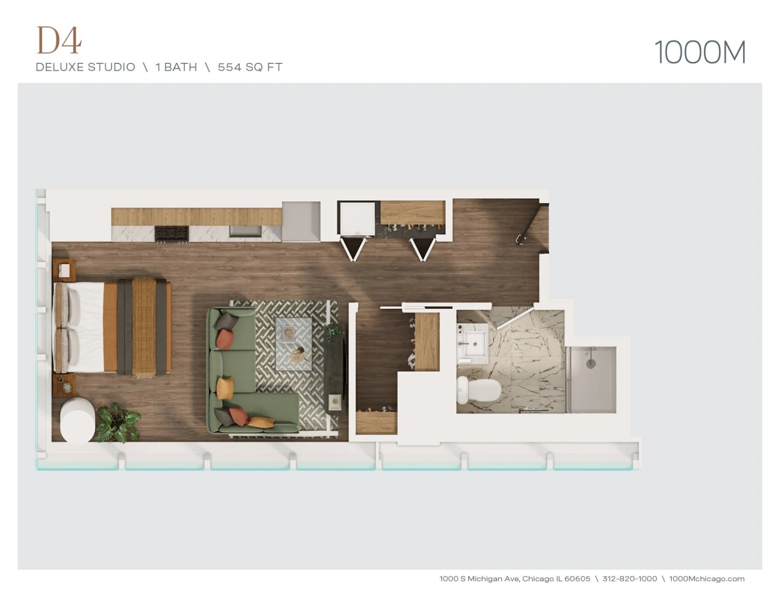 Unit 1215 floor plan