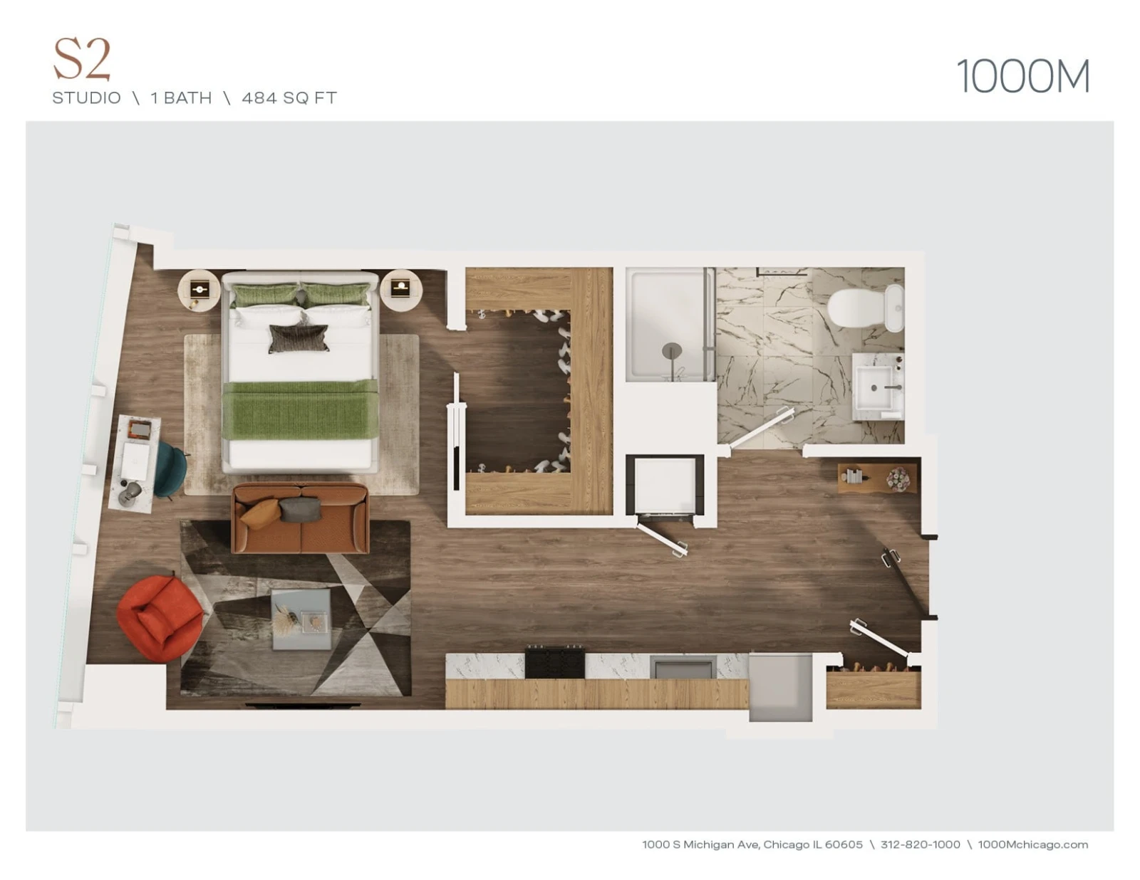 Unit 4913 floor plan