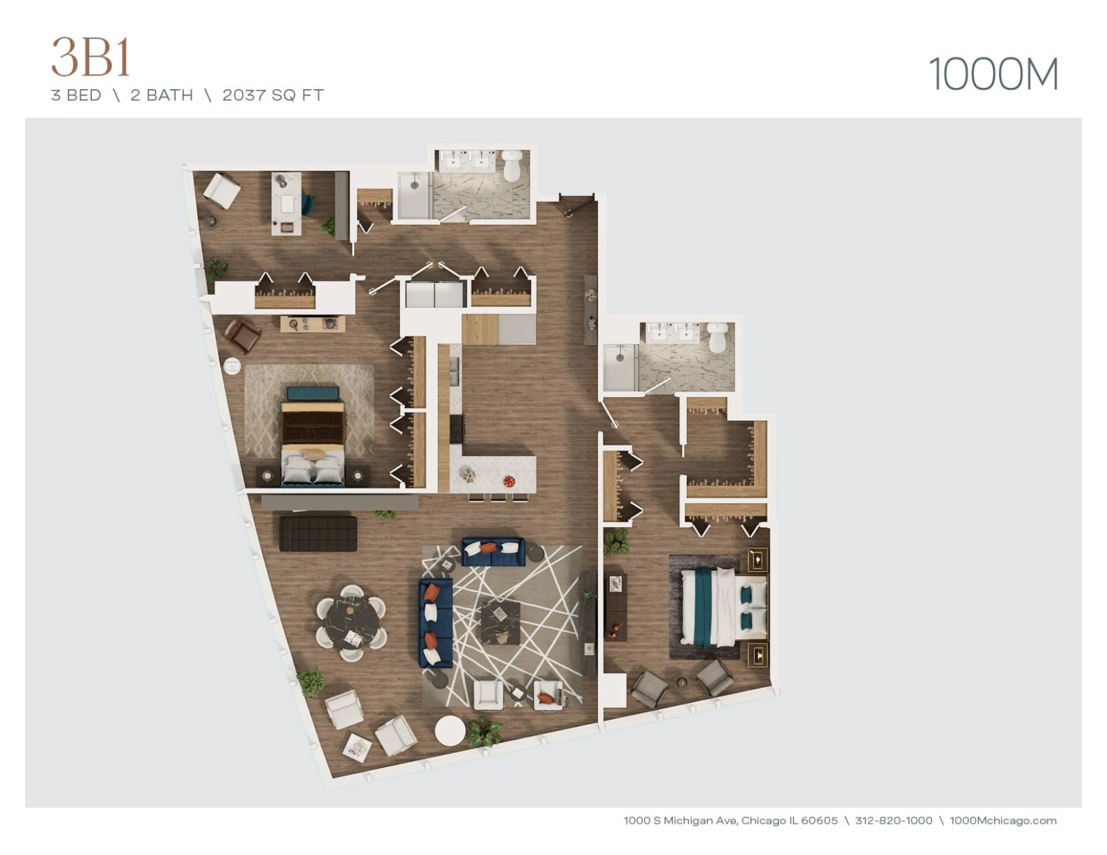 Unit 5806 floor plan