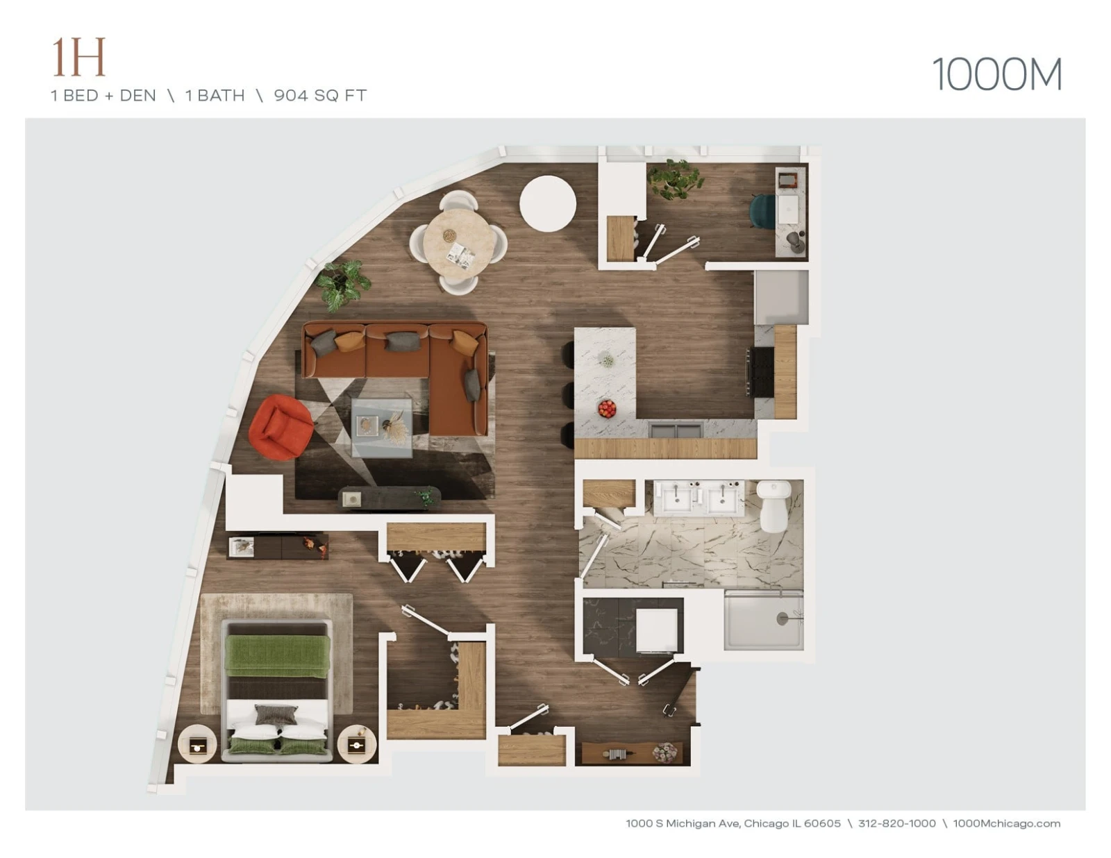 Unit 4201 floor plan