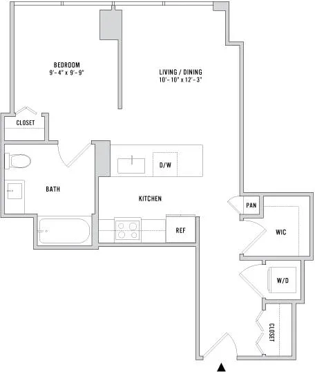 Unit 0601 floor plan