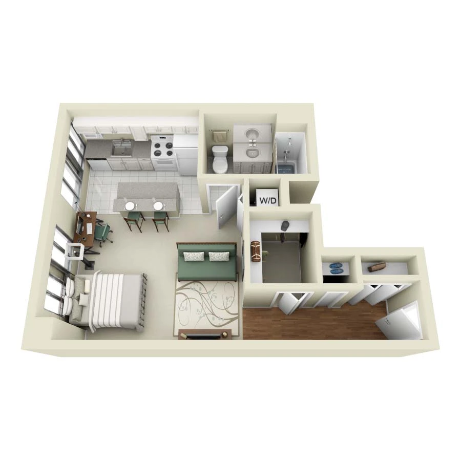 Unit 1208 floor plan