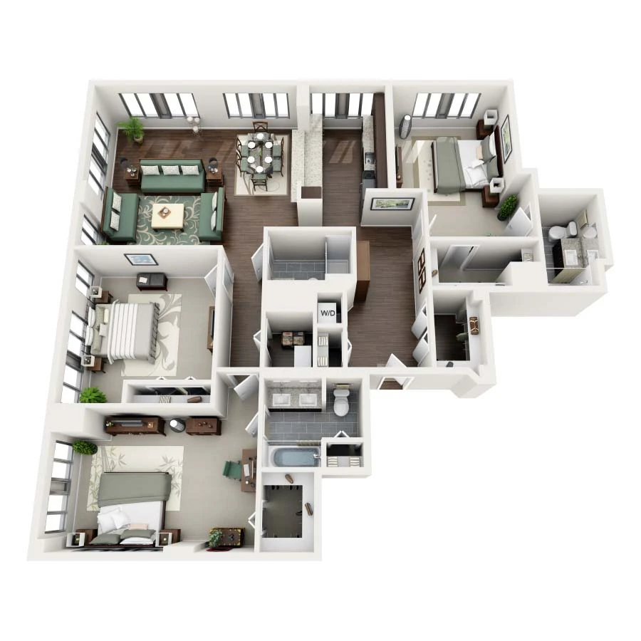 Unit 3306 floor plan