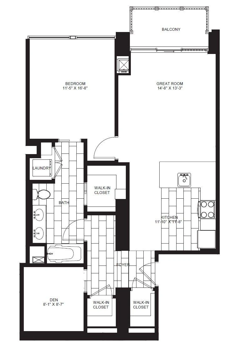 Unit 2401 floor plan