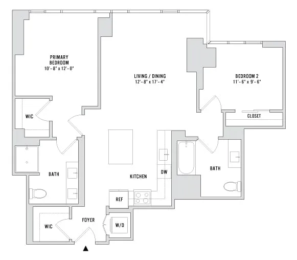 Unit 504 floor plan