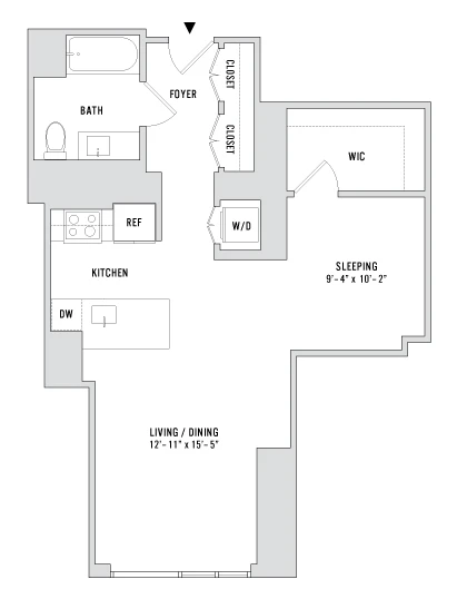 Unit 5103 floor plan
