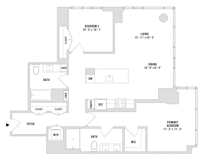 Unit 5502 floor plan