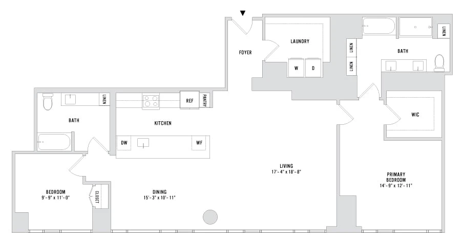 Unit 5703 floor plan