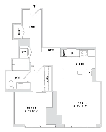 Unit 4105 floor plan