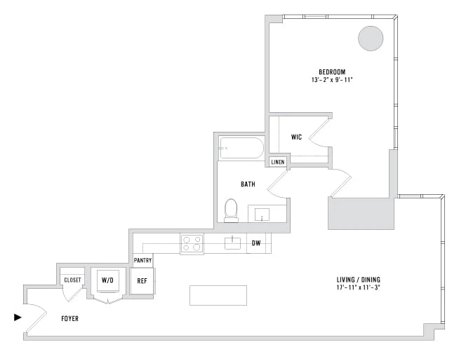 Unit 2102 floor plan