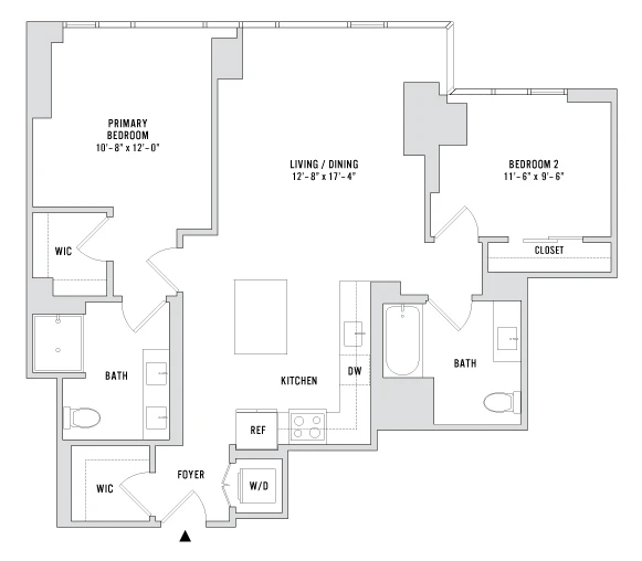Unit 504 floor plan