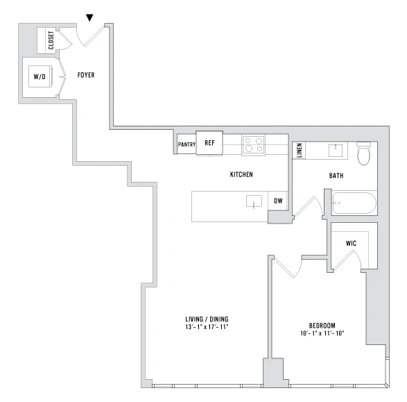 Unit 1505 floor plan