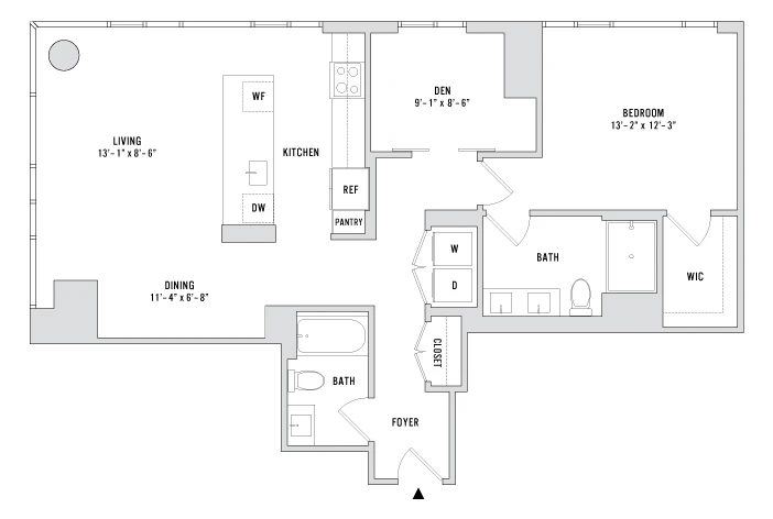Unit 5806 floor plan