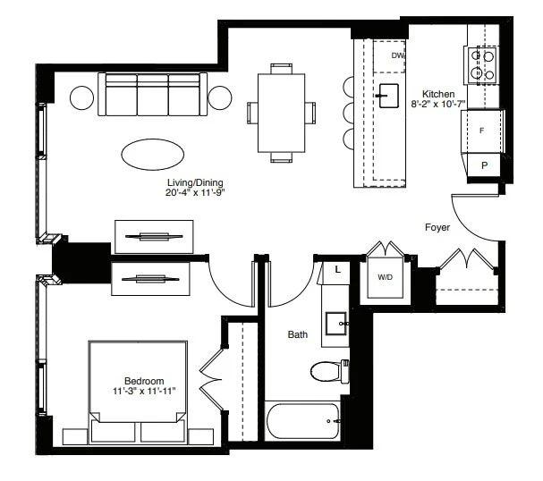 Unit 4711 floor plan