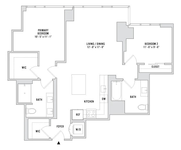 Unit 3204 floor plan