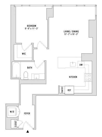Unit 2606 floor plan