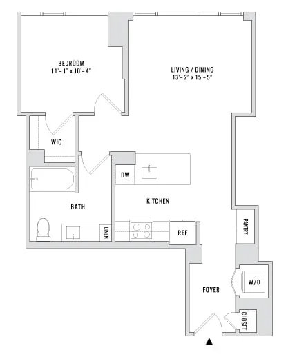 Unit 4210 floor plan