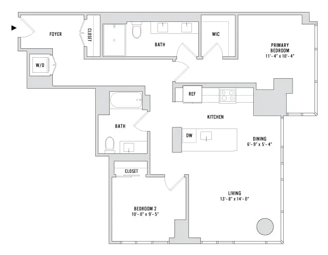 Unit 3001 floor plan