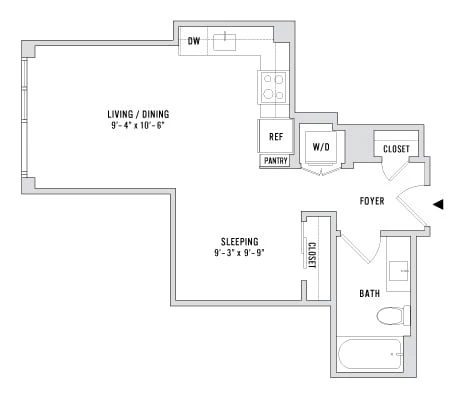 Unit 3914 floor plan