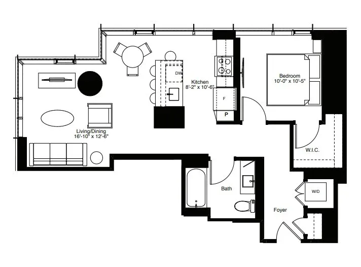 Unit 3612 floor plan