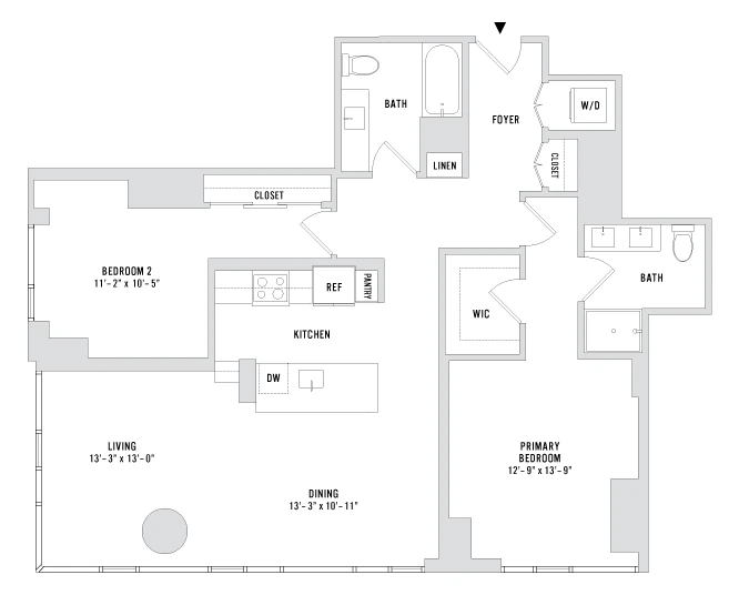 Unit 4909 floor plan
