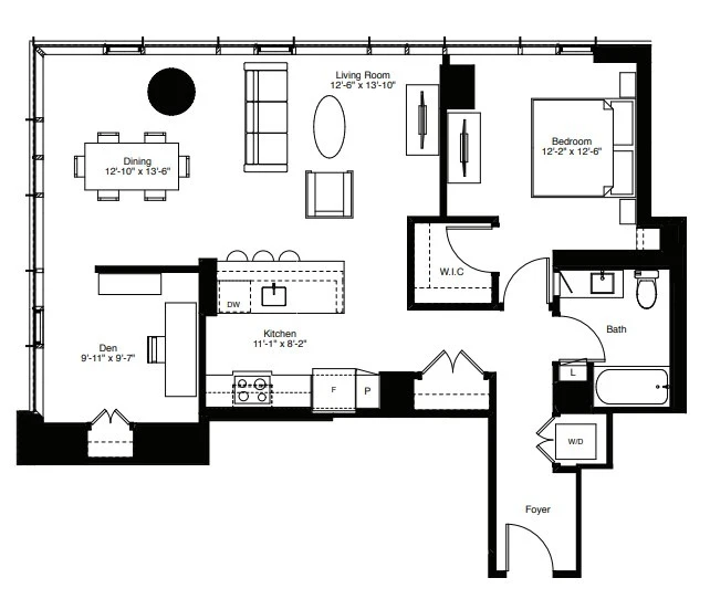 Unit 4812 floor plan