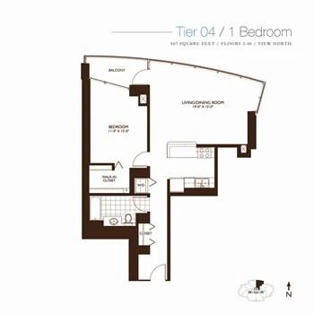 Unit 01-0906 floor plan