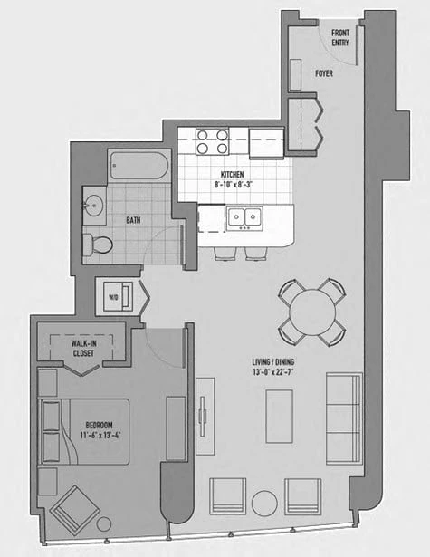 Unit 4507 floor plan