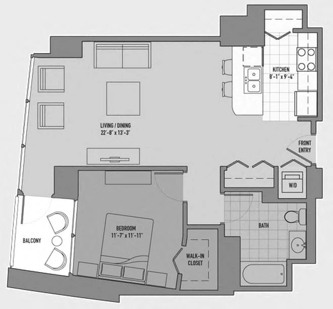 Unit 3211 floor plan