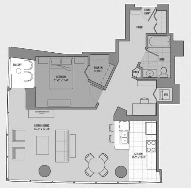 Unit 1609 floor plan