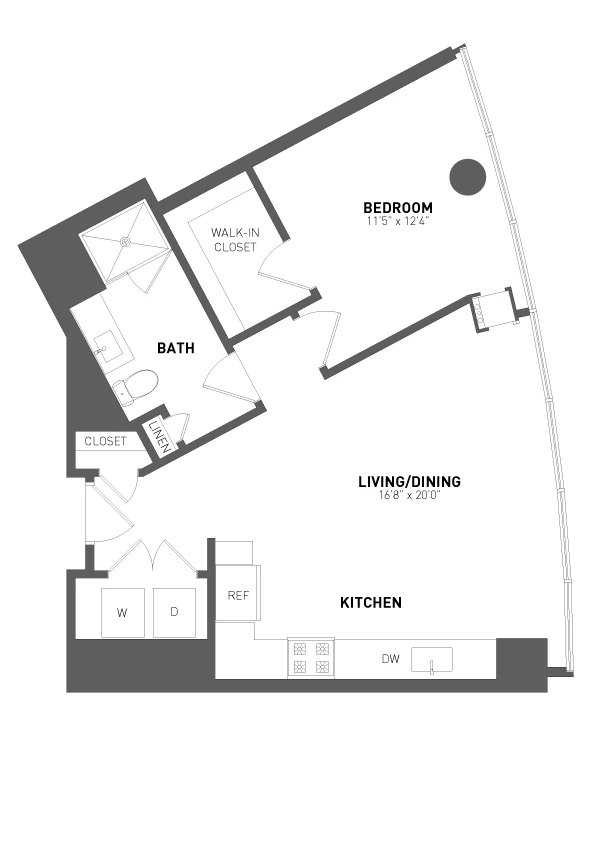 Unit 1307 floor plan
