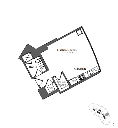 Unit 3306 floor plan