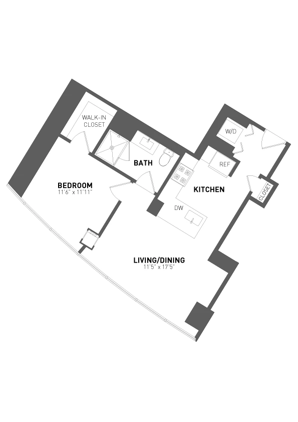 Unit 2412 floor plan