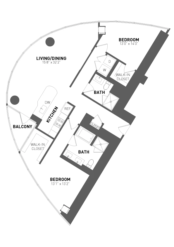 Unit 1101 floor plan