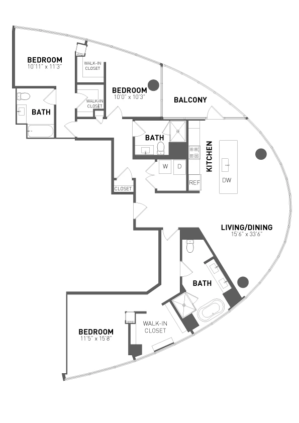 Unit 3903 floor plan