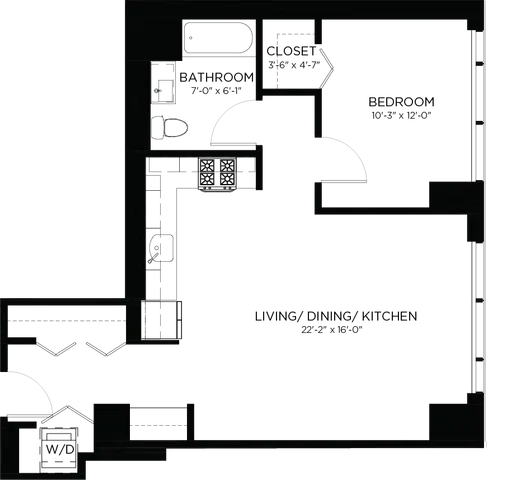 Unit 3803 floor plan